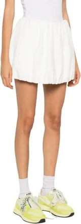 Dunst Rokken, Dames, Wit, S, Katoen, Mini Volumed Skirt