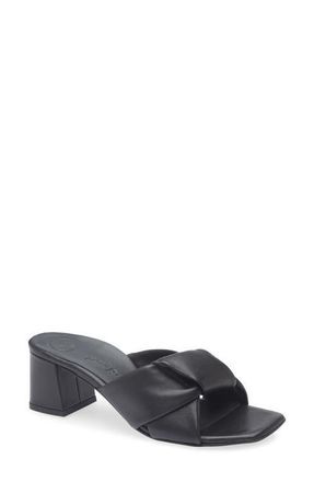 Paul Green Delight Slide Sandal in Black Sportnappa at Nordstrom, Size 10.5Us
