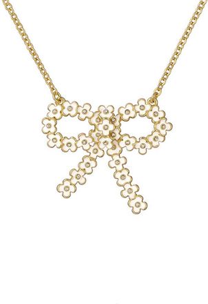 Ted Baker Bonnell Bouquet Bow Pendant Necklace in Metallic Gold at Nordstrom