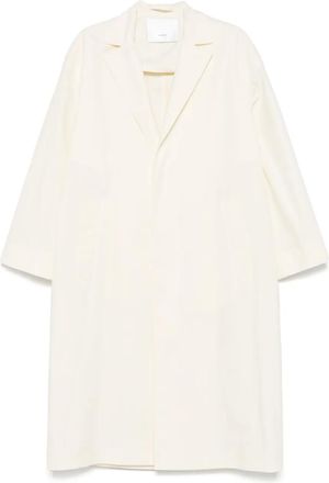 Wardrobe.NYC Cappotto in cotone - Bianco