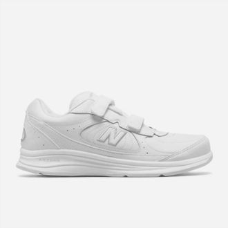 New Balance Mens 577V1 Hook/loop Walking Shoes In White