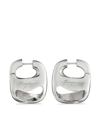 Ferragamo Orecchini Vara piccoli - Argento