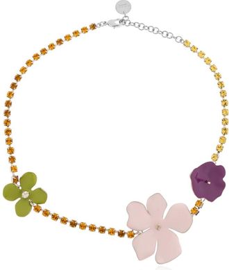 Marni Crystal Necklace - Dames - Kettingen - Veelkleurig - ONE Size - Leer - Accessoires
