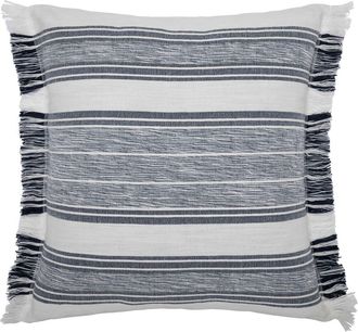 VCNY Home Yarn Dye Stripe Accent Pillow in Vintage Indigo at Nordstrom Rack