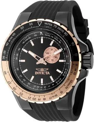 Invicta 49732 Aviator Watch in Black at Nordstrom Rack