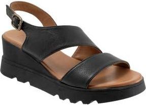 Bueno Gianna Slingback Platform Wedge Sandal in Black at Nordstrom Rack, Size 10.5-11Us / 42Eu