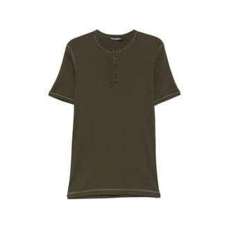 Dolce & Gabbana Buttoned T-shirt