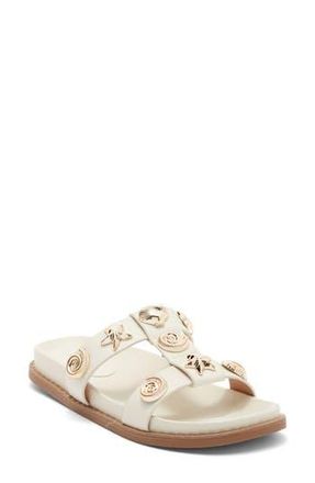Top Moda Sailor Slide Sandal in Ivory Pu at Nordstrom Rack, Size 6.5