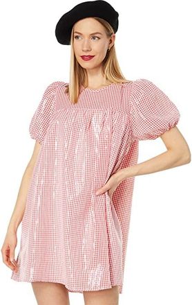 English Factory Cheeck Sequins Mini Dress Womens Dress Red : SM, Polyester/Spandex