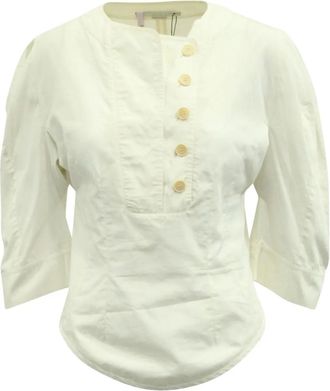 Stella McCartney Blusa in cotone - Bianco