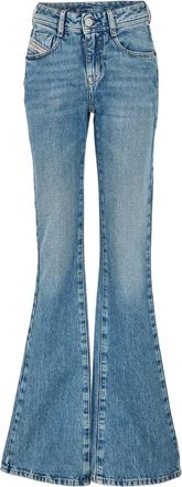 Diesel Ebbey denim bootcut-jeans voor dames (Blauwe Denim)