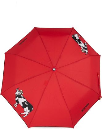 Moschino Folding Umbrella, Unisex, Red