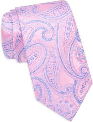 Tommy Hilfiger Adeline Paisley Tie in Pink at Nordstrom Rack