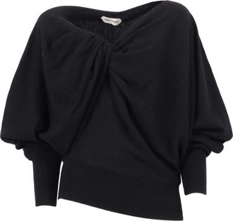 Alberta Ferretti Top asimmetrico - Nero