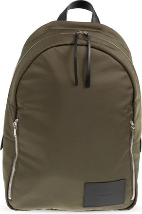 Jil Sander Urban Rugzak - Heren - Rugzakken - Groen - ONE Size - Leer - Tassen