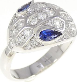 Bulgari White Gold White Gold (18K) Band Ring (Pre-Owned)