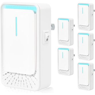 OEM Ionizador De Aire Enchufable (paquete De 6): Purificador De Aire De Iones Negativos, Mini Ambientador Silencioso Para Hogares, Dormitorios, Oficinas Y