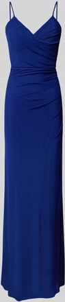 Troyden Collection Abendkleid mit Raffungen in Royal, Gr&ouml;&szlig;e 46