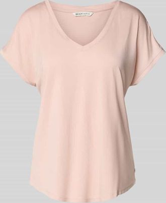 Tom Tailor Denim Loose Fit T-Shirt aus aus Viskose-Mix in Rosa, Größe XS