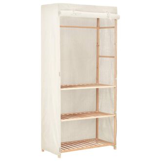 vidaXL Armario De Ropa De 3 Niveles 79x40x170 Cm Vidaxl