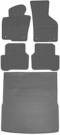 OEM Volkswagen Passat B6 Kombi / Variant De 2005 A Septiembre De 2010. Juego De Alfombrillas De Goma Para Coche Y Alfombrilla Para Maletero