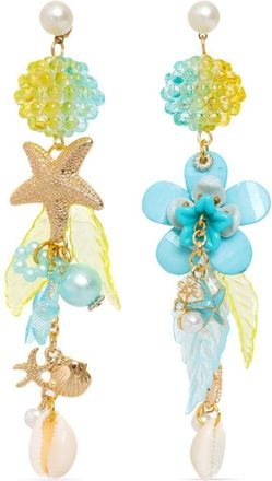 Amir Slama x Jade Jade drop earrings - Gold