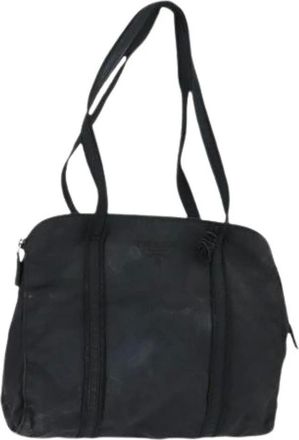 Prada Pre-owned Shoulder Bags, female, Black, Size: ONE SIZE Pre-owned Nylon Shoulder Bag