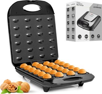 OEM Panader&iacute;a El&eacute;ctrica Con Revestimiento Antiadherente, Electrodom&eacute;stico De Cocina - M&aacute;quina Para 24 Mitades De Nueces, M&aacute;quina Para Hacer Pasteles De Nu