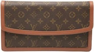 Louis Vuitton Pre-owned Clutches, female, Brown, Size: ONE SIZE Pre-owned Pochette Dame