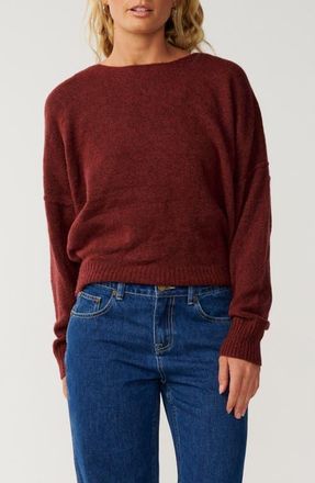Rip Curl Emily Crewneck Sweater in Dark Plum at Nordstrom, Size Xx-Small