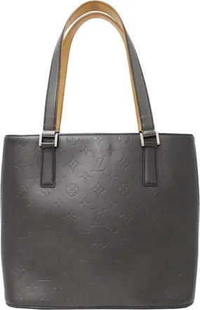 Louis Vuitton Noir Monogram Mat Tote Bag (Pre-Owned)