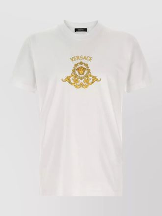 Versace cotton slim-fit printed t-shirt