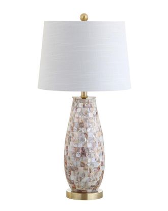 Jonathan Y Designs Jonathan Y Designs Jocelyn 28In Seashell Led Table Lamp