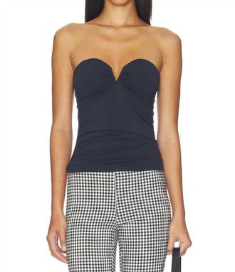 Free People Round Two Tube Top In Black