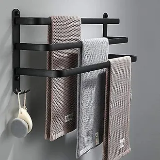 OEM Towel Bar - 50 Cm - Wall Mounted - Triple Tier - Aluminum - Bathroom Kitchen Salon - 1 Piece