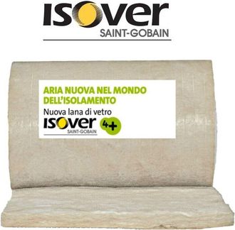 No Brand No Brand - Isover par 4+ lana di vetro isolamento termico acustico pareti muri h 0,6 x 15 m