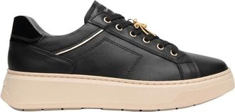Nero Giardini Guanto Sneaker - Dames - Sneakers - Zwart - 38 EU - Leer - Schoenen