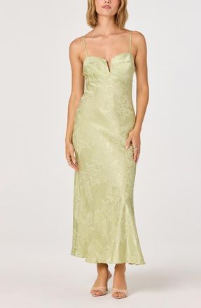 ASTR the Label Tyla Sleeveless Maxi Dress in Sage at Nordstrom, Size X-Small
