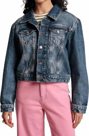 Frances Valentine Womens Taylor Sweetheart Jacket In Navy