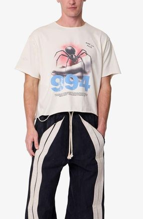 mnml Black Widow Graphic T-Shirt in Off White at Nordstrom, Size Xx-Large
