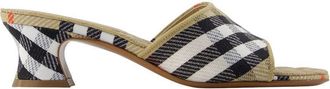 Burberry Lf Sloane Check 45 Sandals