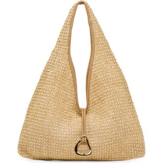 Dolce Vita Missie Raffia Shoulder Bag in Natural at Nordstrom