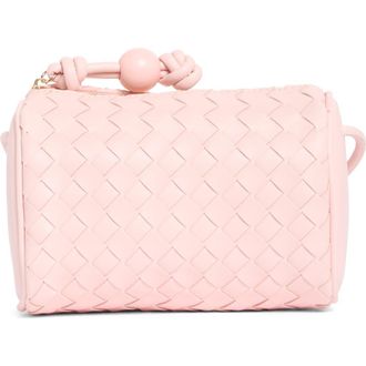 Urban Expression Woven Faux Leather Crossbody Bag in Soft Pink at Nordstrom Rack