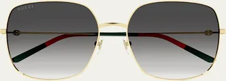 Gucci GG Metal Butterfly Sunglasses