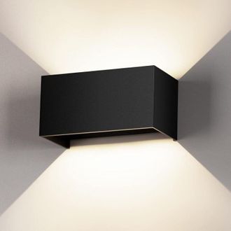OEM Aplique De Pared Para Exterior De 24 W, 4000 K, Luz Natural, &Aacute;ngulo De Haz Ajustable, Color Negro, Para Interior, Resistente Al Agua Ip65 [clase Energ