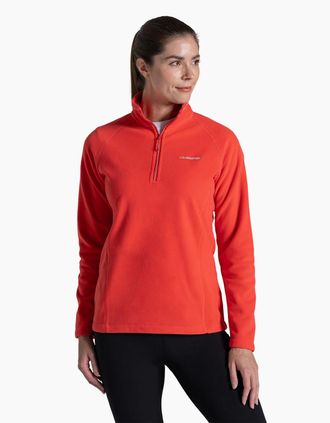 Craghoppers Womens Craghoppers Womens/Ladies Miska VI Half Zip Fleece - Red - Size: 18