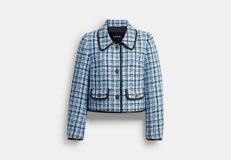 Coach Turnlock Tweed Jacket