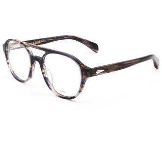 Rag & Bone Rag & Bone Mens 51mm Grey Black Horn Opticals
