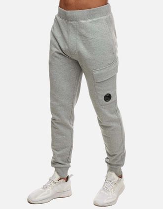C.P. Company Mens Mens Diagonal Raised Fleece Cargo Sweatpants - Grey - Size: 44/38/39/32