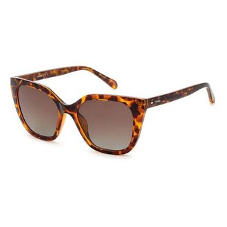 Fossil Brown Square Ladies Sunglasses FOS 3138G/S 086/LA 54
